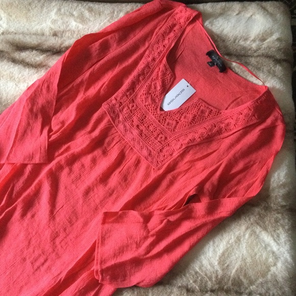 🆕 Spense Peasant Boho Top 🌸🍑 - Picture 2 of 10